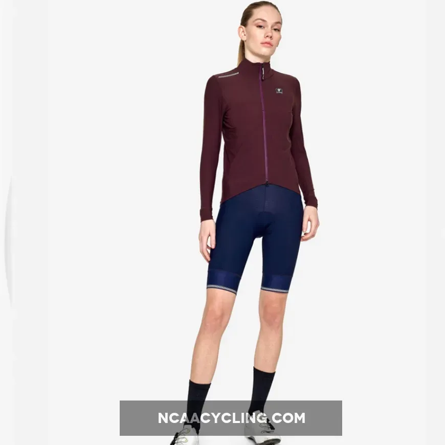 Pissei Gardena women long sleeve jersey - Bordeaux Gardena Womens Spa