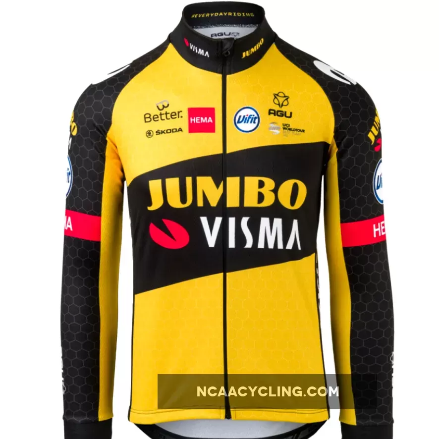 2021 Jumbo Visma Long Sleeve Jersey, Outlet JUM21L1