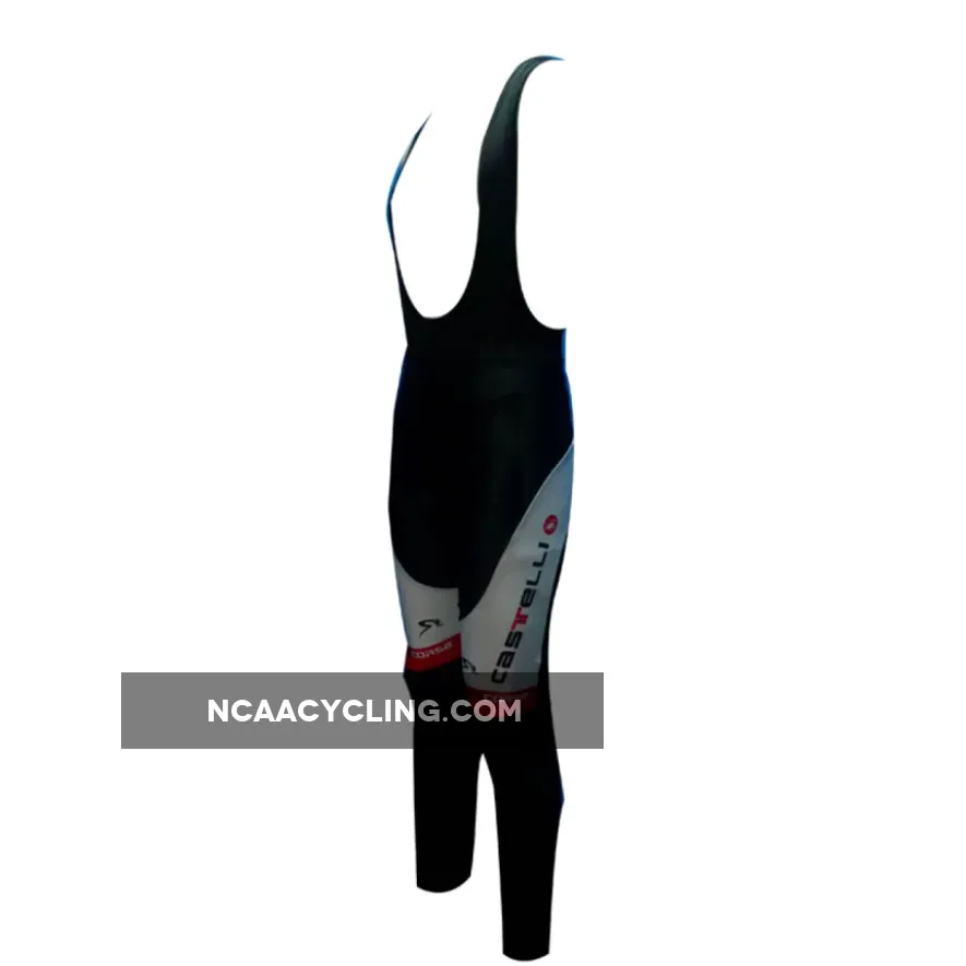 New 2012 CASTELLI WHITE-BLACK Cycling Bib Pants Online