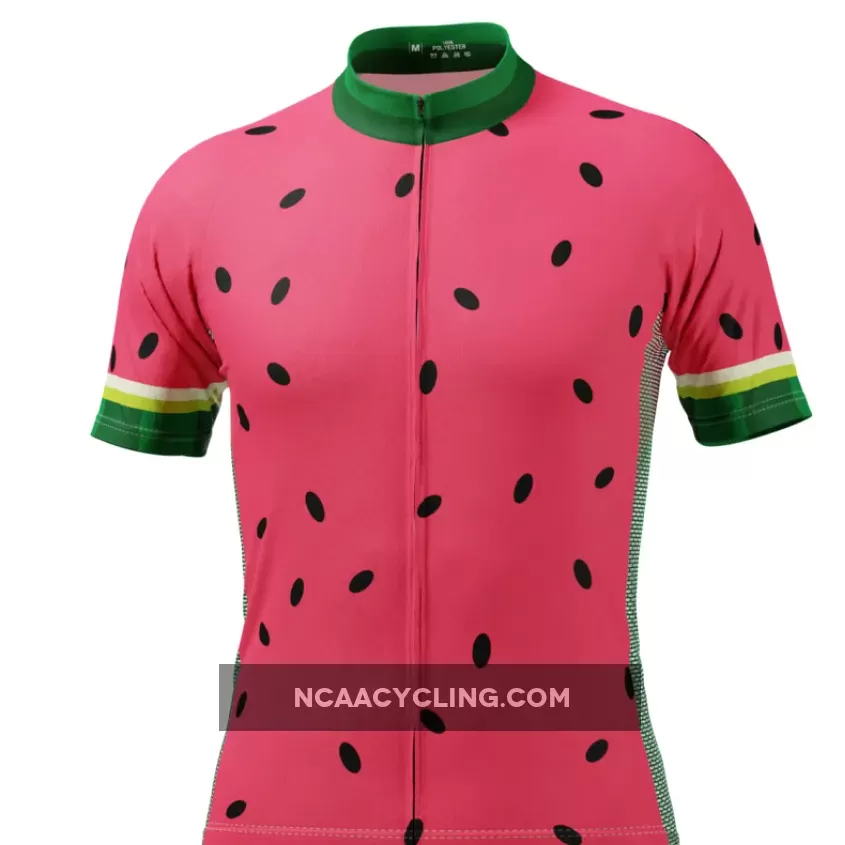 Men's Watermelon Fruit Short Sleeve Cycling Jersey Watermelon Shorts Mens