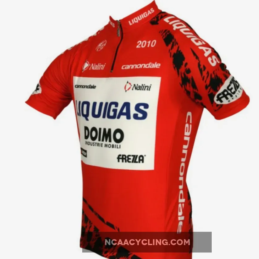 Liquigas 2010 Vuelta España Sieger Radsport-Profi-Team Short Sleeve Jersey