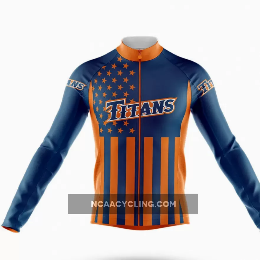 California State University Fullerton USA Long Sleeve Cycling Jersey Only