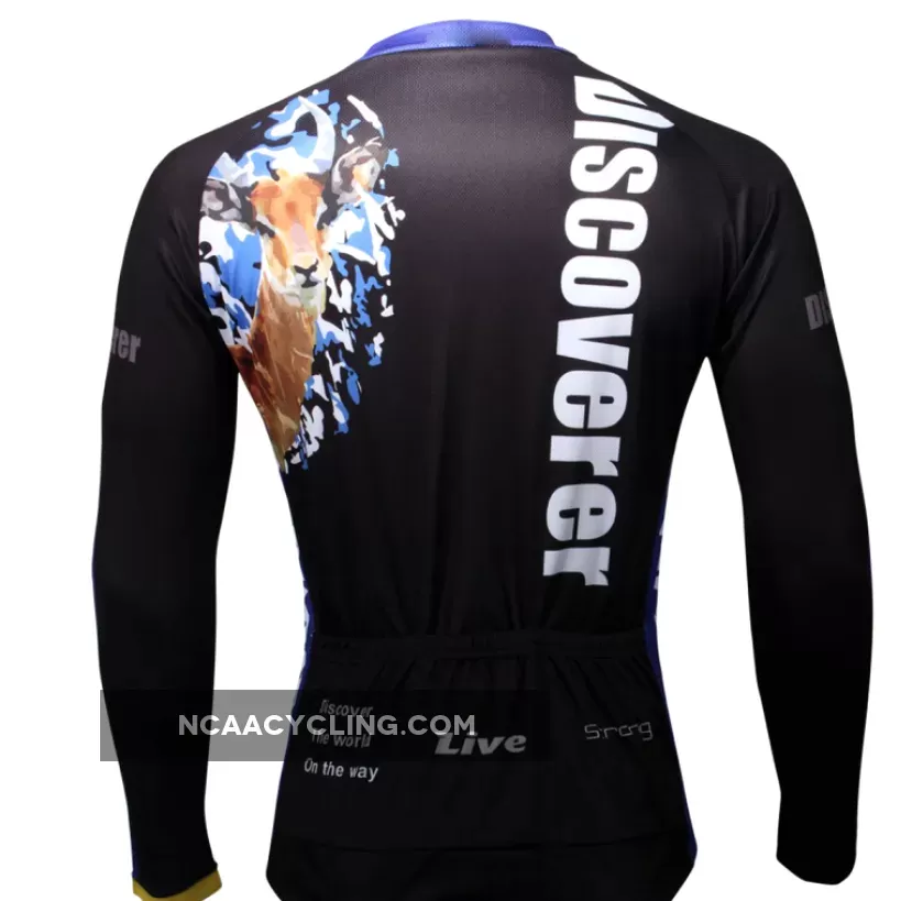 [Discoverer series ] Leopard Panther Skulking Deer Nature Prey Hunter Short-sleeve Cycling Suit/Jersey T-shirt NO.306