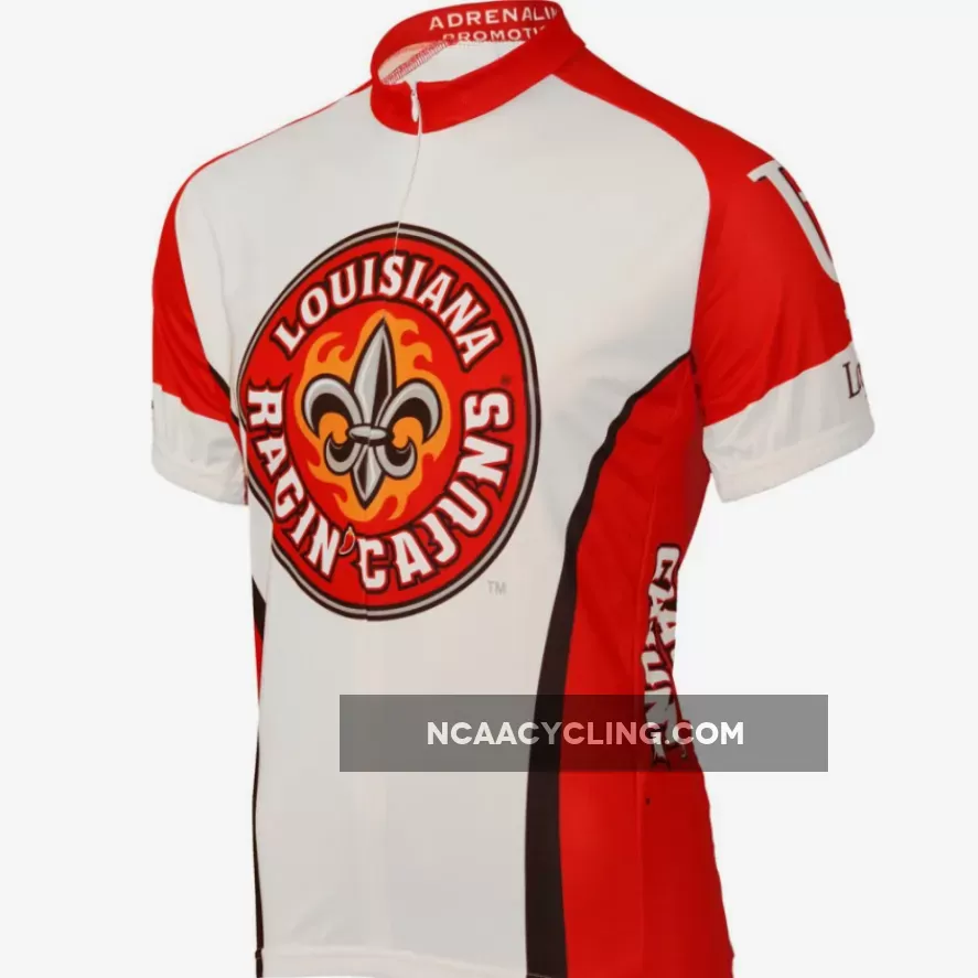 NCAA UL Lafayette, ULL Louisiana Ragin' Cajuns Short Sleeve Cycling Jerseys