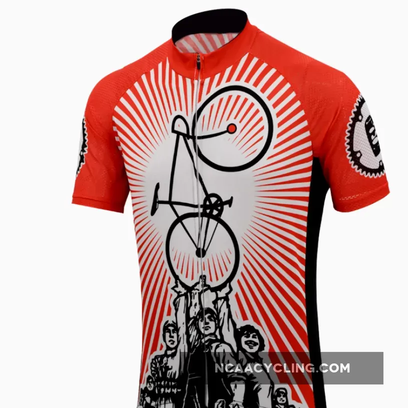 Retro Hammer And Cycle Men's Cycling Jersey Outlet