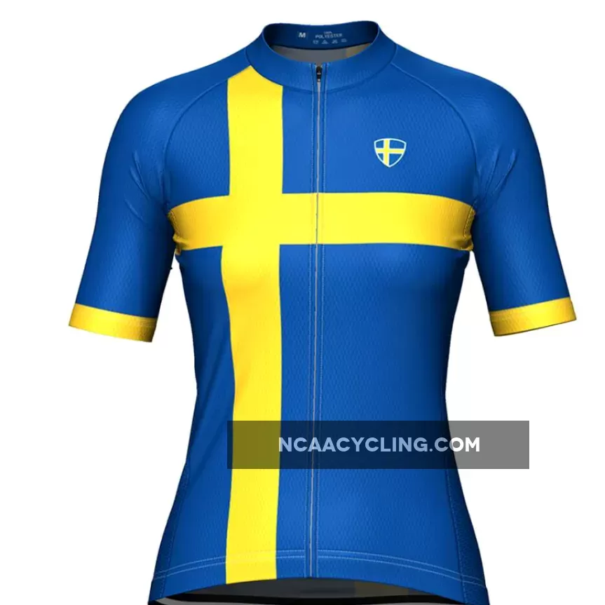 Women's Sweden Swedish Flag Cycling Jersey Restock