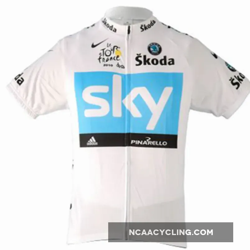 2010 Team Sky Cycling Turbo's White Short Sleeve Jersey