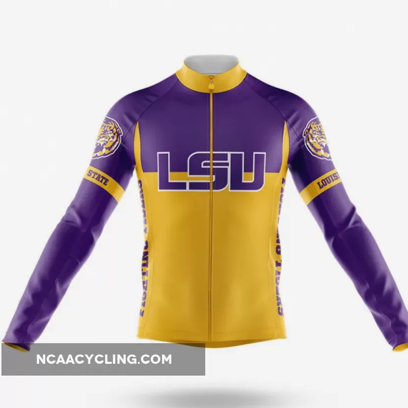 Louisiana State University V2 Long Sleeve Cycling Jersey Only