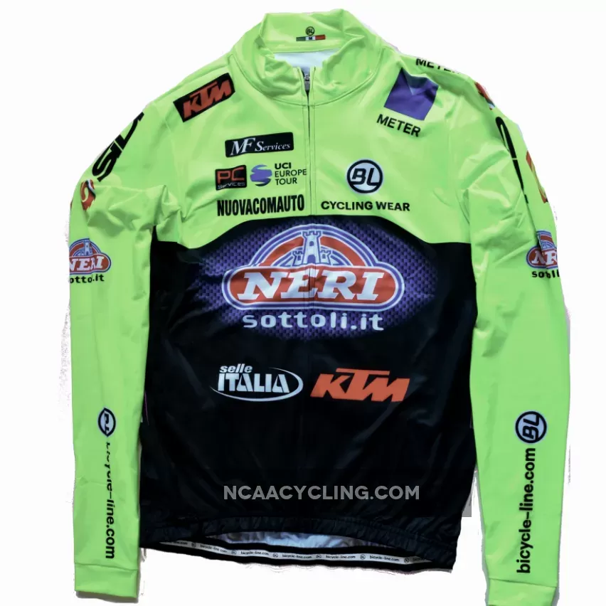 Neri Sottoli Selli Italia Long Sleeve Jersey, NER19L1
