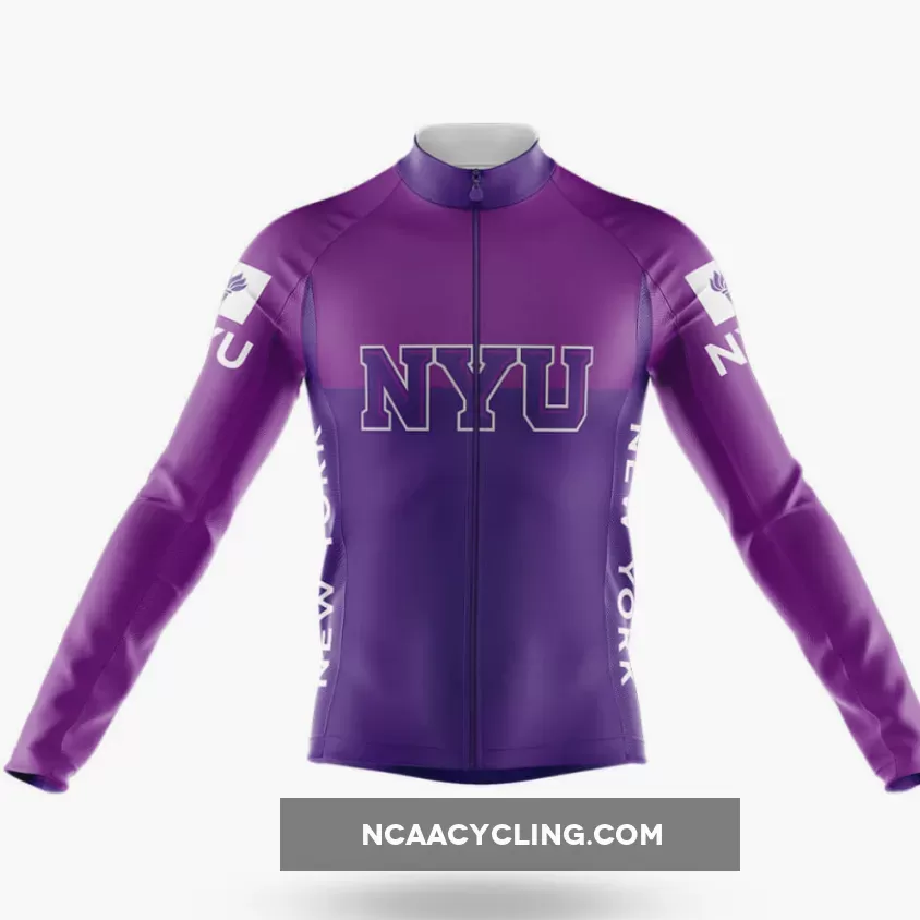 New York University V2 Long Sleeve Cycling Jersey Only
