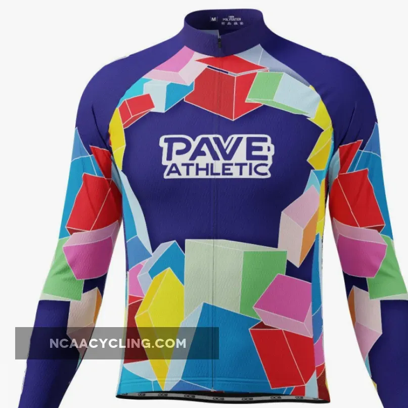 PAVE Athletic Cuddles Long Sleeve Cycling Jersey, Mapei Cycling