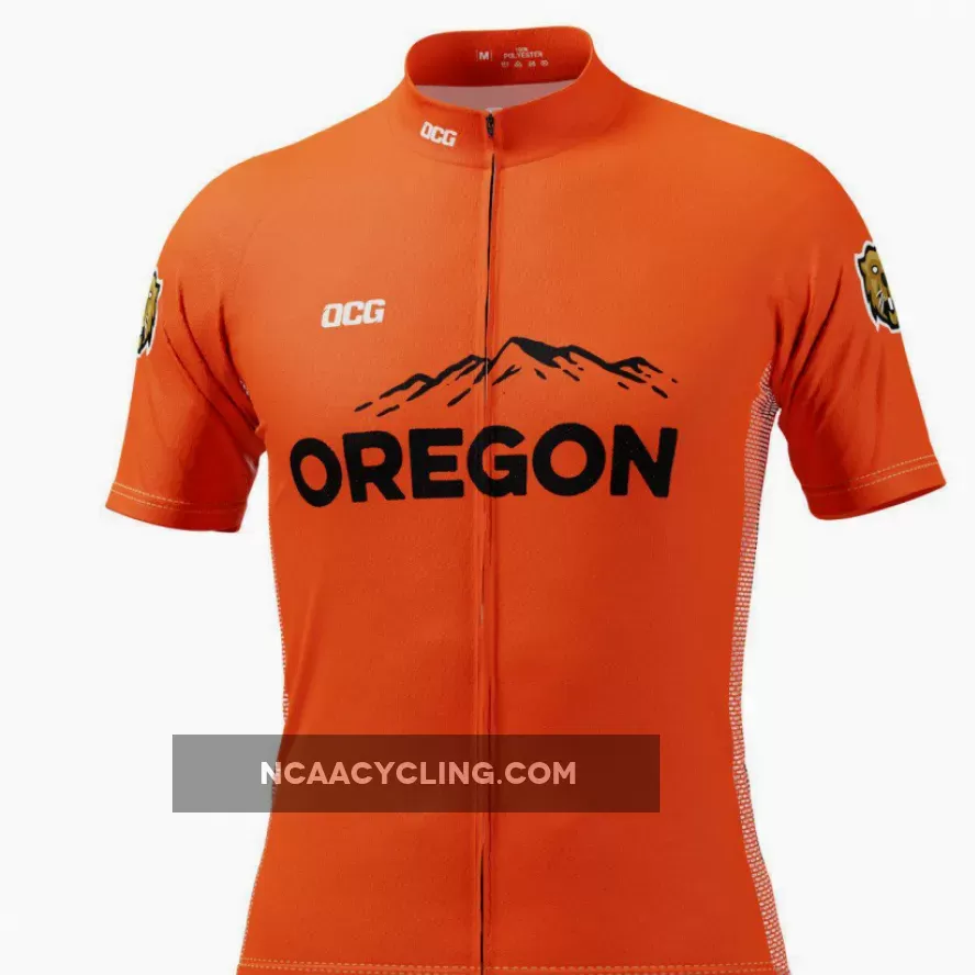 Men's Oregon State Short Sleeve Cycling Jersey Brand New