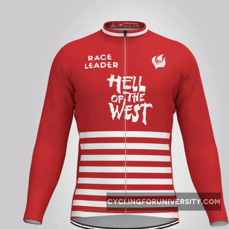 Hell of The west American Flyers Men's LS Cycling Jersey