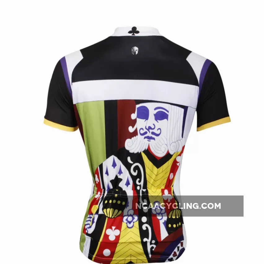 Ilpaladino Poker King Playing Card Fashion Men's Long-sleeve Cycling Top Jersey Summer Spring Autumn Pro Cycle Clothing Racing Apparel Outdoor Sports Leisure Biking shirt NO. 759