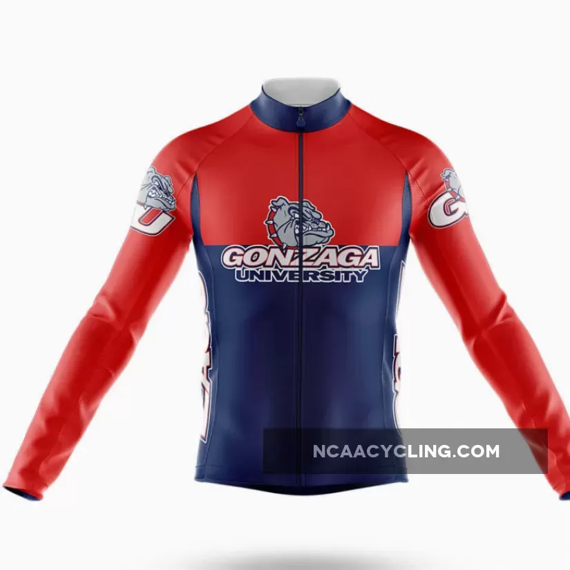 Gonzaga University V2 Long Sleeve Cycling Jersey Only