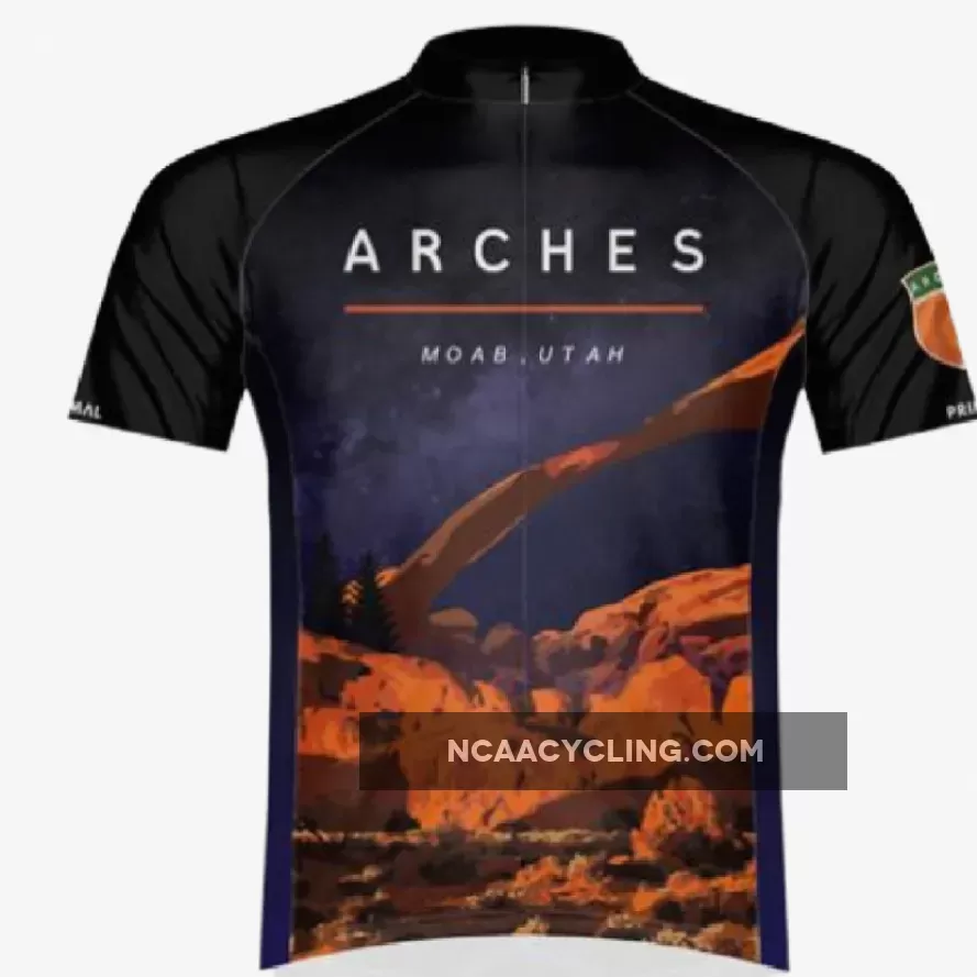 Primal Wear Arches National Park Moab Utah Full Zip Short Sleeve Women's Sport Cycling Jersey #Primal Wear Cycling ARCSJ60W_M