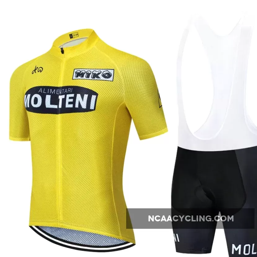 Molteni Yellow Jersey Cycling Set 1974 New Releases