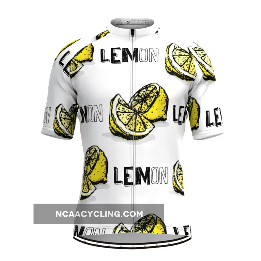 Men's The Lemon Print Cycling Jersey To Buy