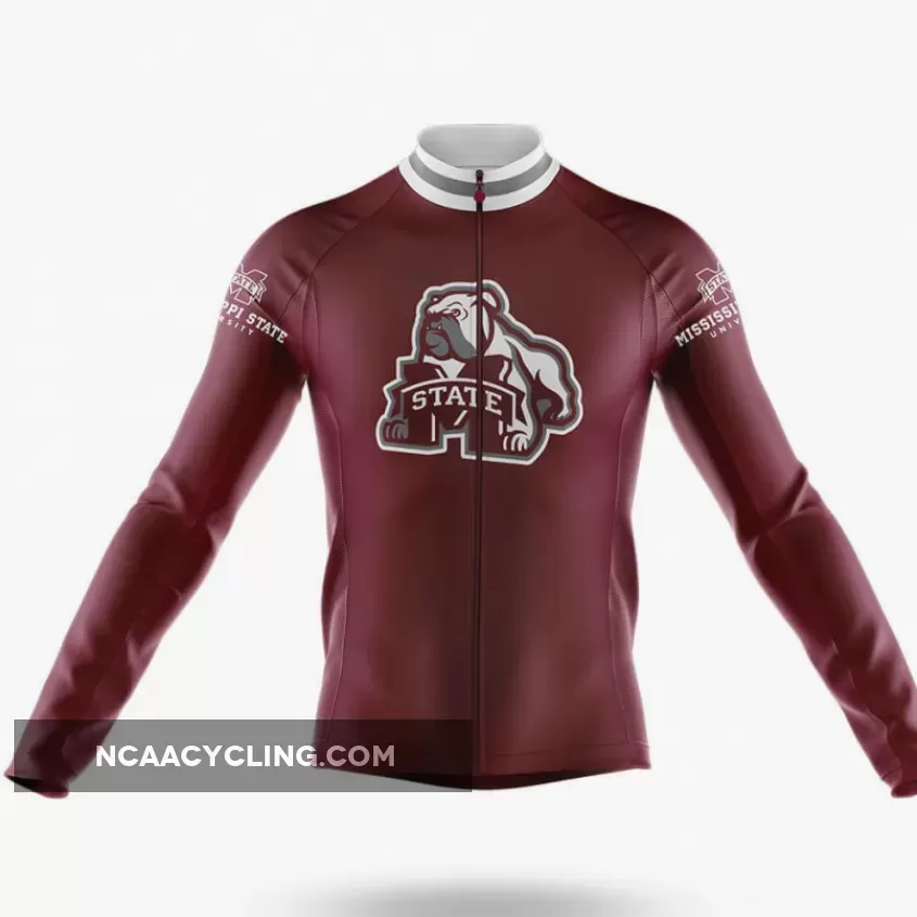 Mississippi State University V3 Long Sleeve Cycling Jersey Only