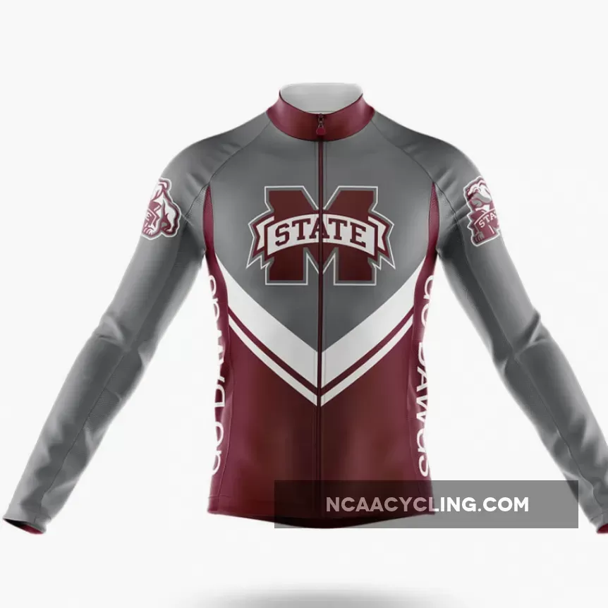 Mississippi State University V3 Long Sleeve Cycling Jersey Only