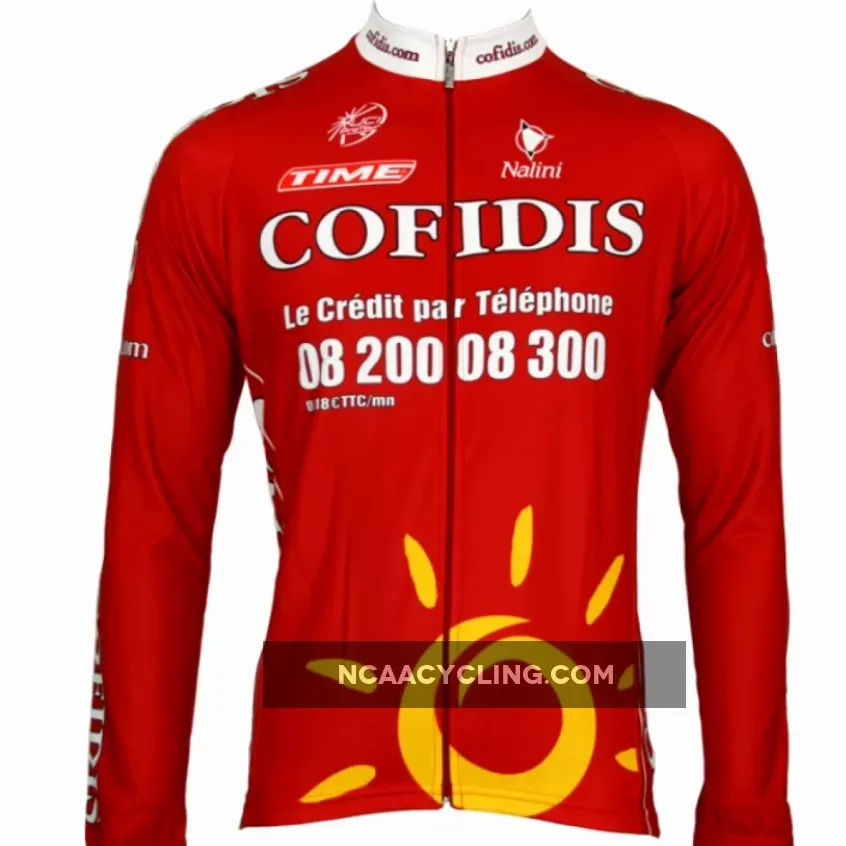 Cofidis 2008 - Radsport-Profi-Team-long sleeve jersey