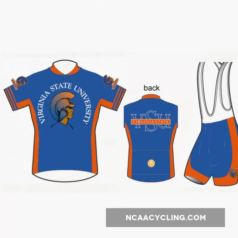 VSU Virginia State University Trojans Cycling Jerseys shorts bibs