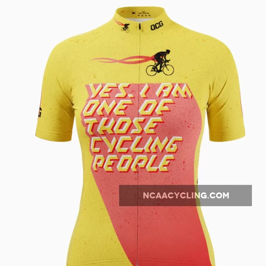Women's One of Those Cycling People Short Sleeve Cycling Jersey
