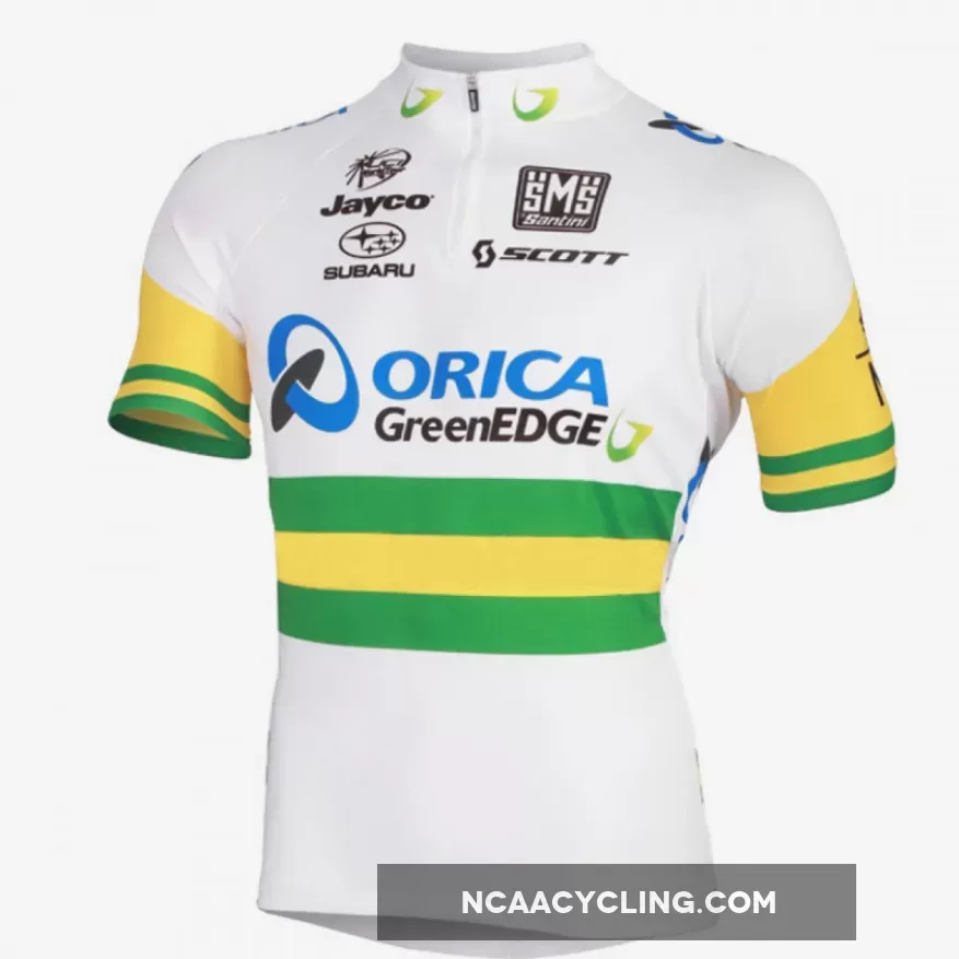Orica GreenEdge Short Sleeve Jersey Australian Champion 2012