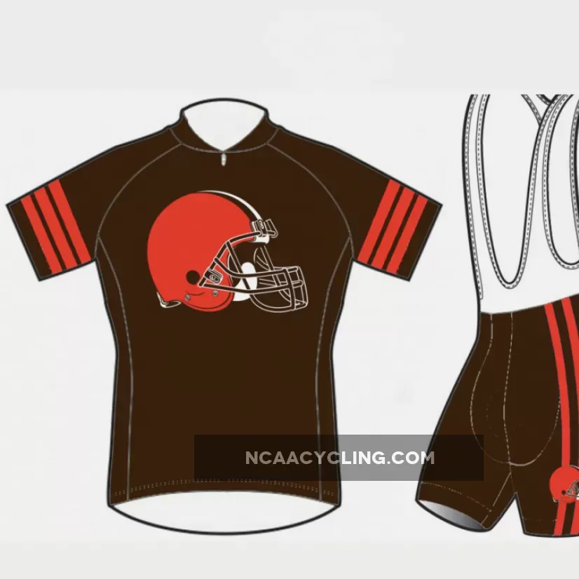 NFL Cleveland Browns Cycling Jerseys and shorts (bibs)