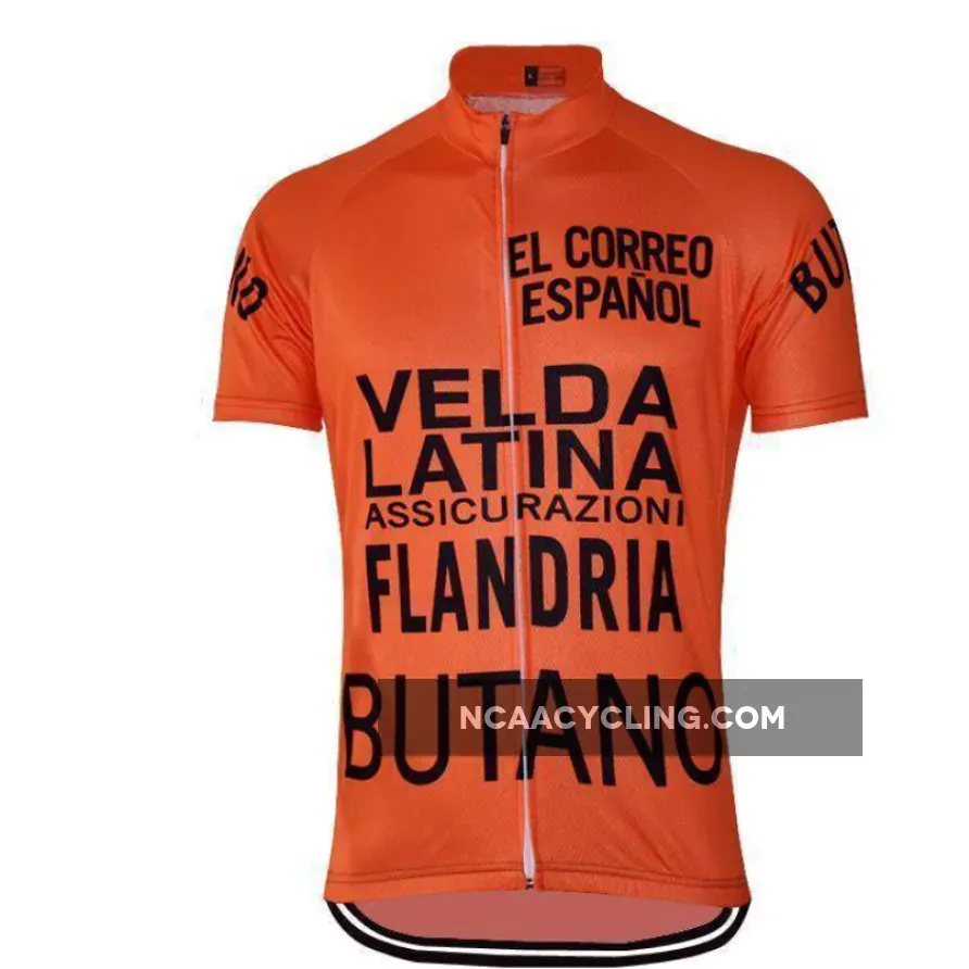 Retro Maertens 1977 Vuelta a España Cycling Jersey #Vuelta A Espana Jerseys