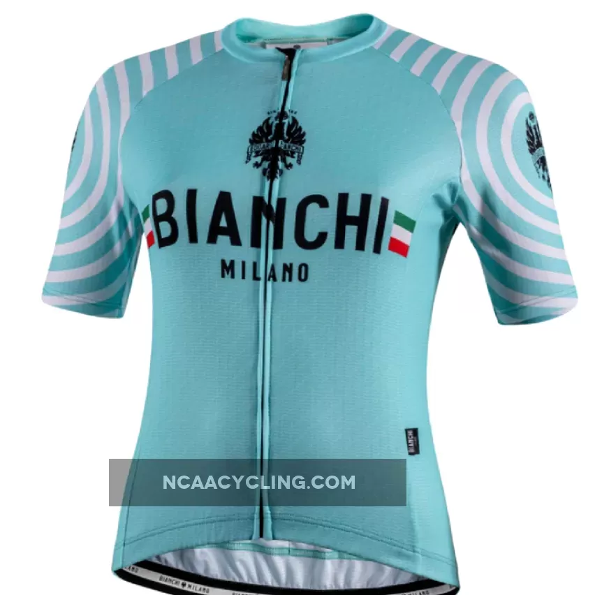 Nalini 2020 Bianchi-Milano Altana Women's Short Sleeve Cycling Jersey Celeste