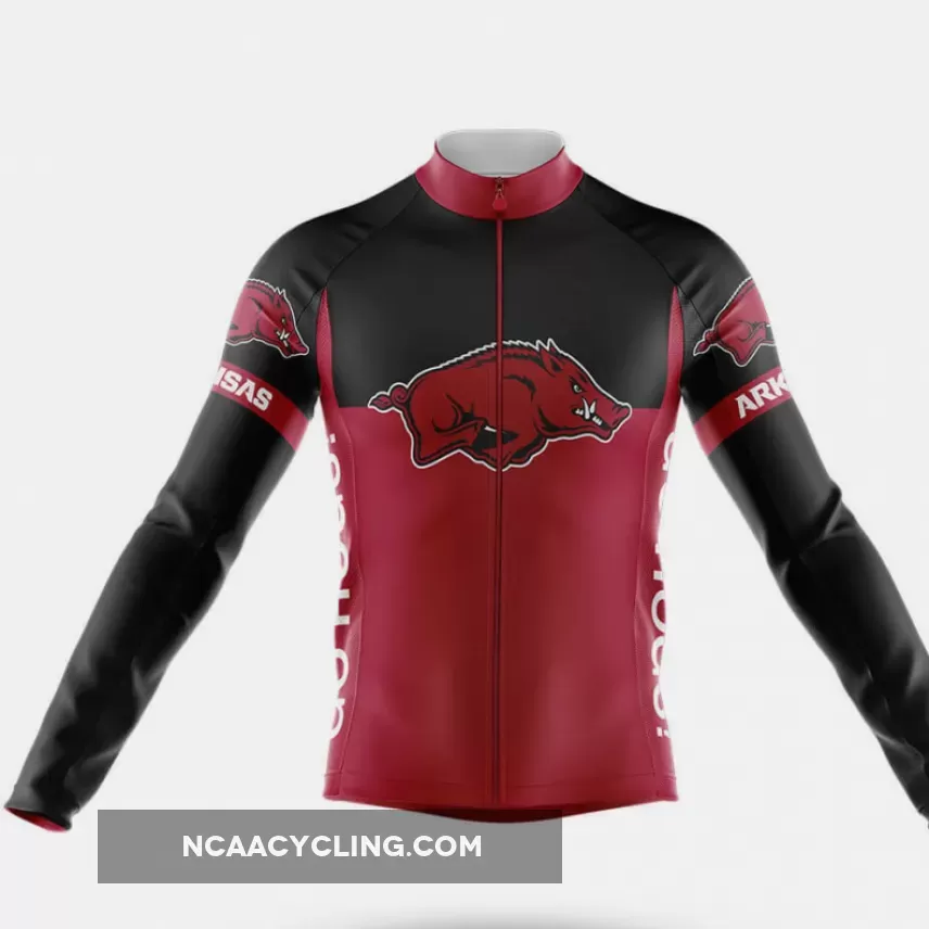 University of Arkansas V2 Long Sleeve Cycling Jersey Only
