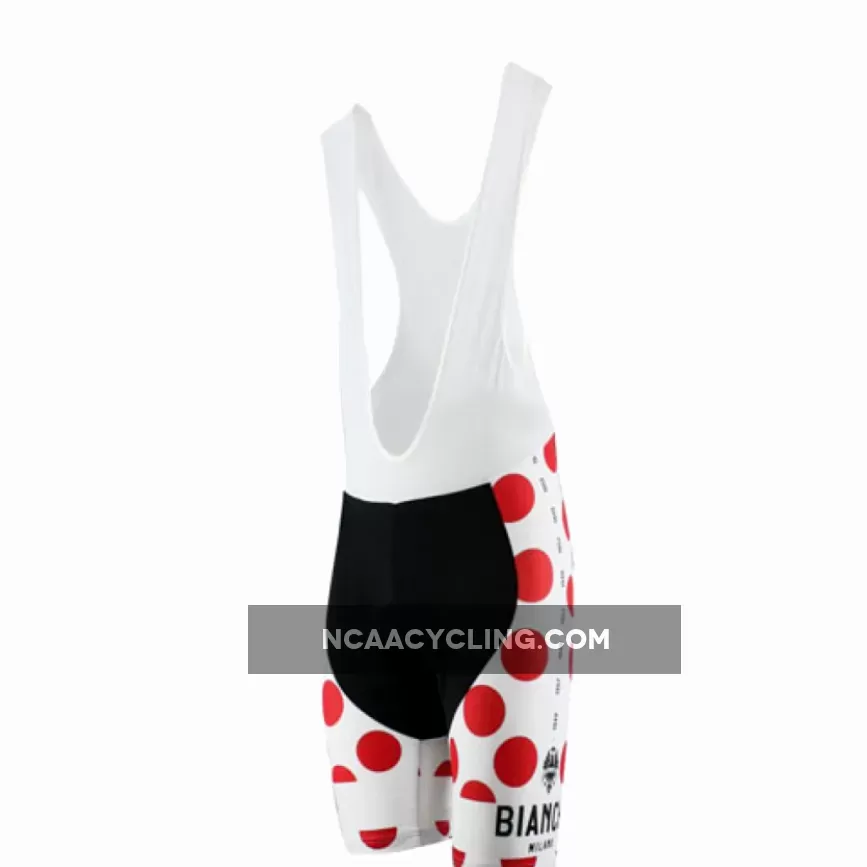 Bianchi Polka Dot - Tour de France Cycling Bib Shorts
