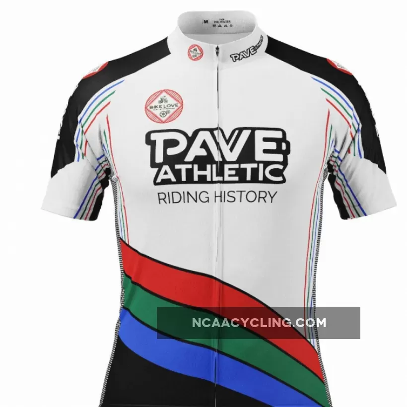 PAVE Athletic Retro Tape Short Sleeve Cycling Jersey