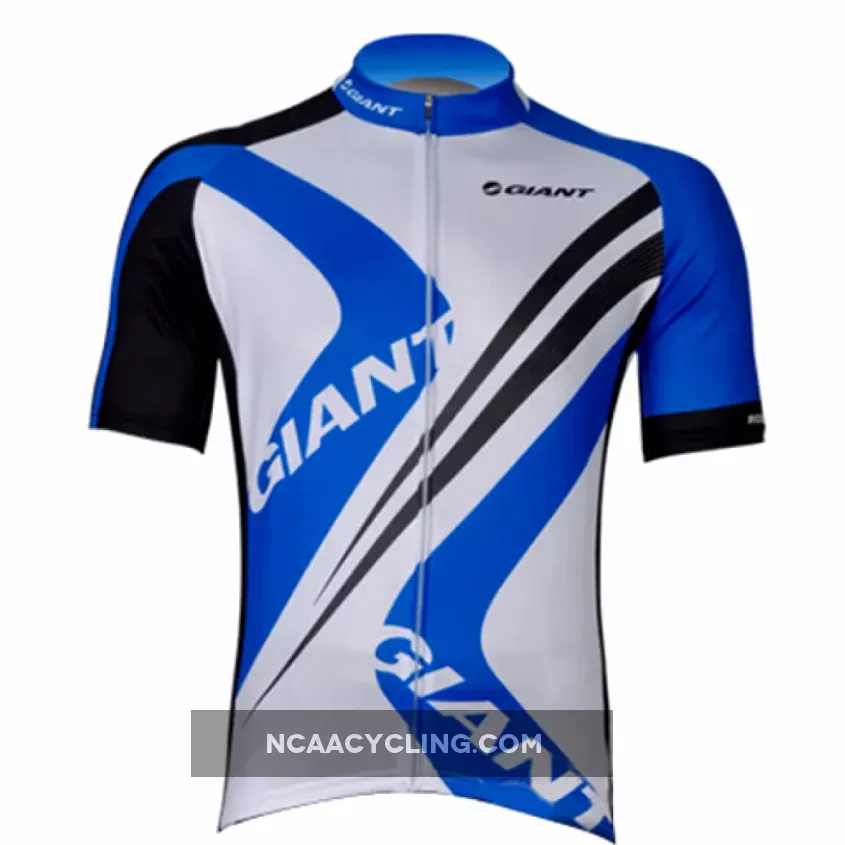 2012 GIANT Blue/White Cycling Jersey Short Sleeve For Sale