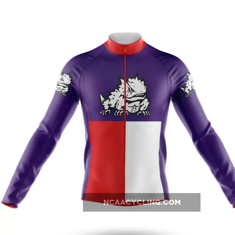 Texas Christian University TX Long Sleeve Cycling Jersey Only