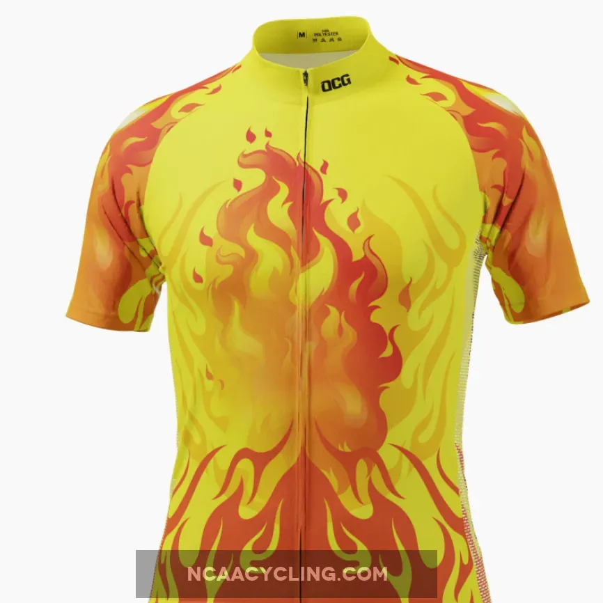 Men's On Fire Short Sleeve Cycling Jersey To Buy