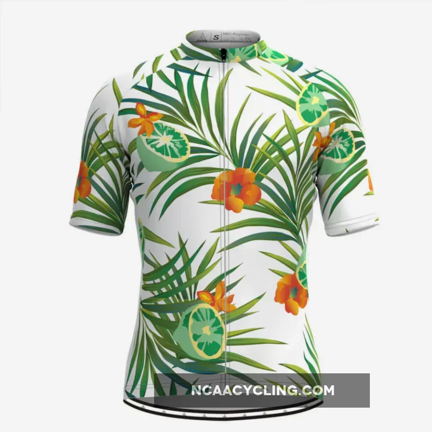 Men's Fruit Print Aloha Hawaiian Jersey Lemon New Releases