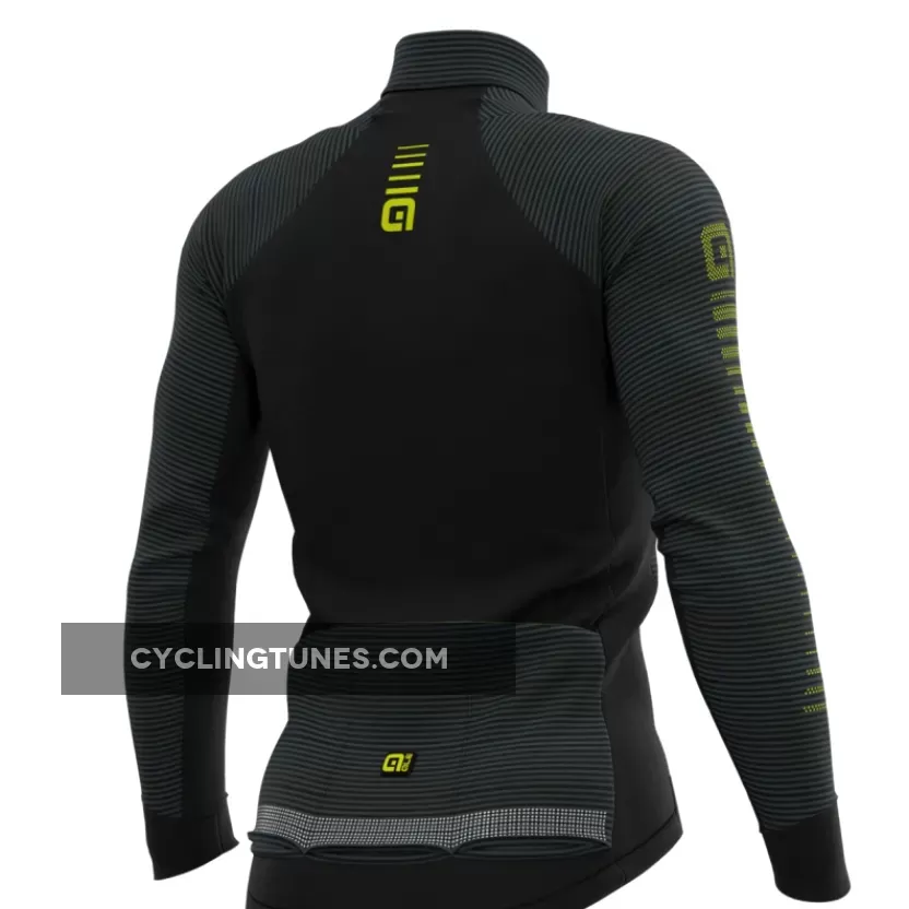 ALE' Thermo Road PRR Yellow Long Sleeve Jersey,