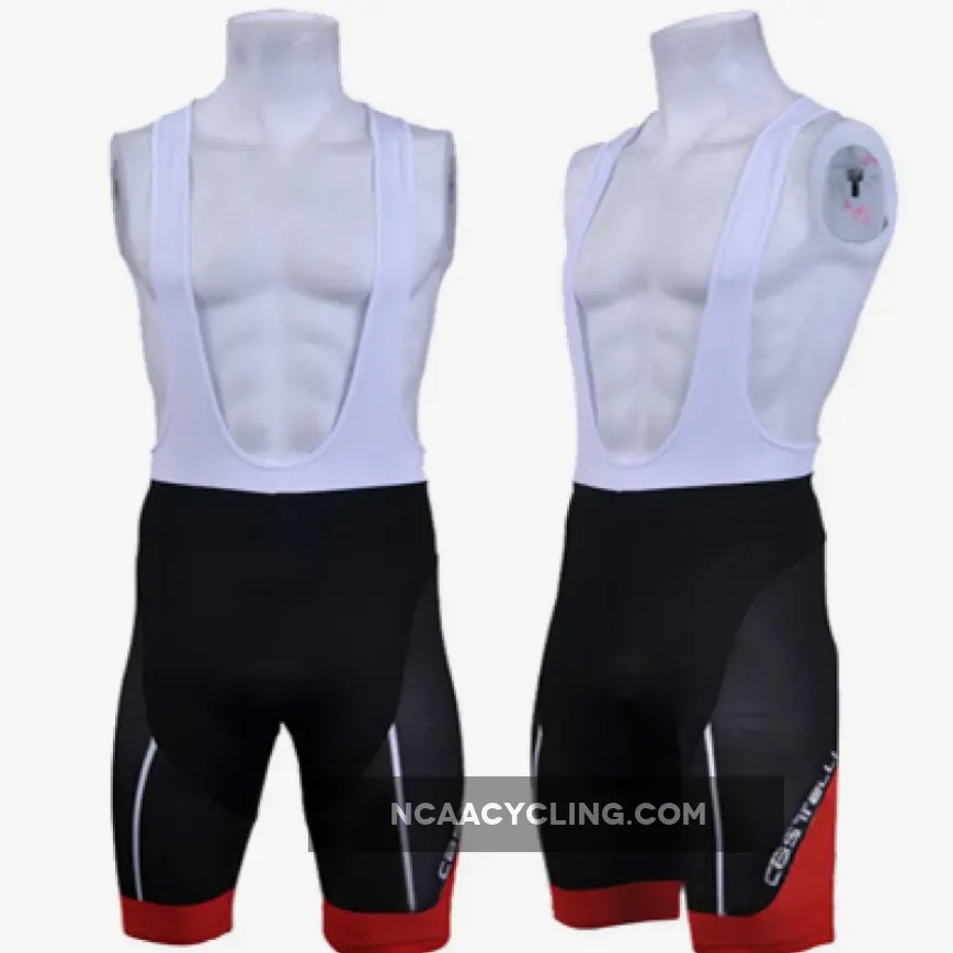 2012 CASTELLI BLACK /RED CYCLING BIB SHORTS New Releases