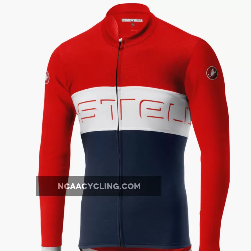 Castelli Prologo 6 Long Sleeves Jersey - Red Outlet