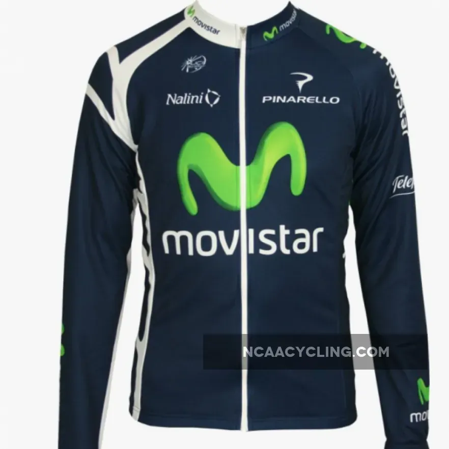 MOVISTAR 2011Radsport-Profi-Team Long Sleeve Jersey Online