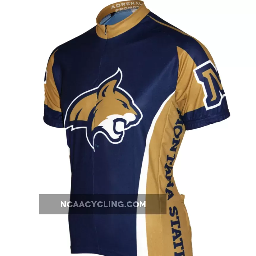 NCAA MSU Montana State University Bobcats Short Sleeve Cycling Jerseys