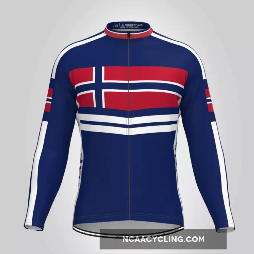 Norway Norge Flag LS Cycling Jersey Restock
