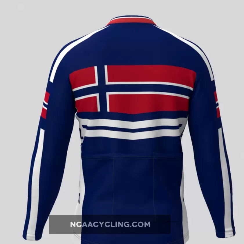 Norway Norge Flag LS Cycling Jersey Restock