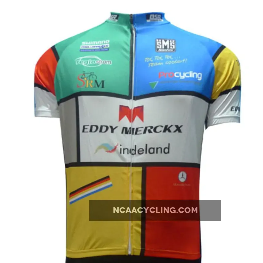 Eddy Merckx-Indeland Team Short Sleeve Cycling Jersey - 2012