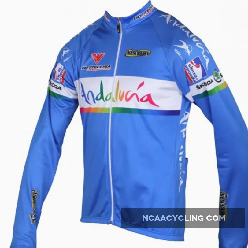 ANDALUCIA 2012 Inverse Radsport-Profi-Team Winter Long Sleeve Jersey Jacket