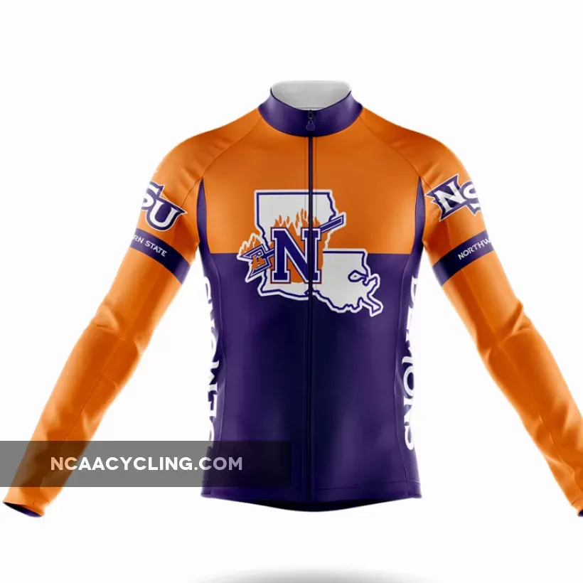 Northwestern State University V2 Long Sleeve Cycling Jersey Only