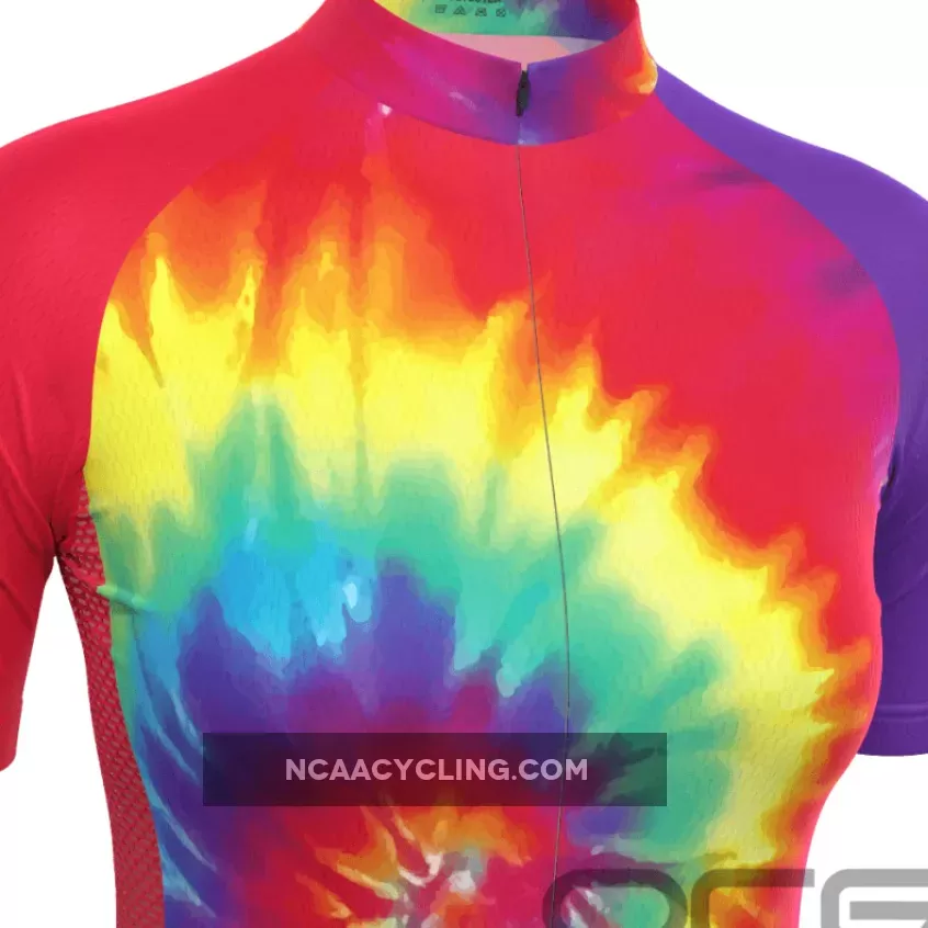 Women's Tie Dye Love & Peace Cycling Jersey New Releases