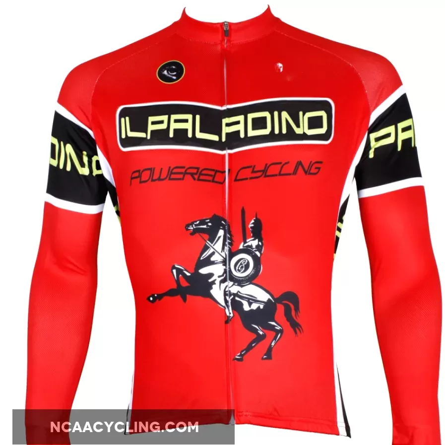 Unisex Long Red Sleeves Cycling Clothing Suits with Tights Winter Pro (Velvet) NO.537